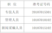 市纪委监委所属事业单位公开招聘体检对象公示