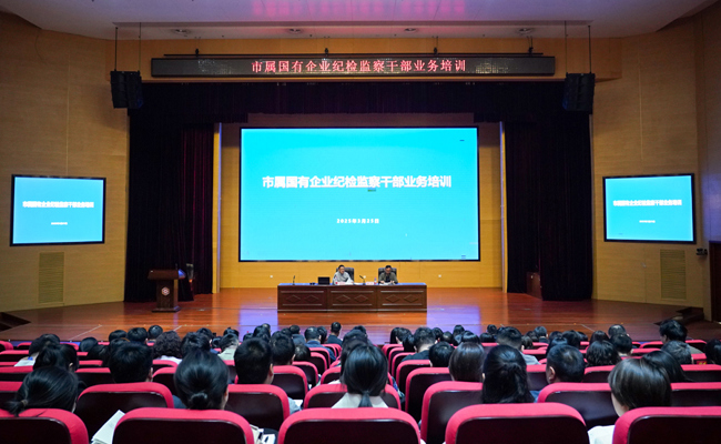市纪委监委对市属国有企业纪检监察干部开展业务培训
