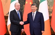 习近平会见爱尔兰总理马丁