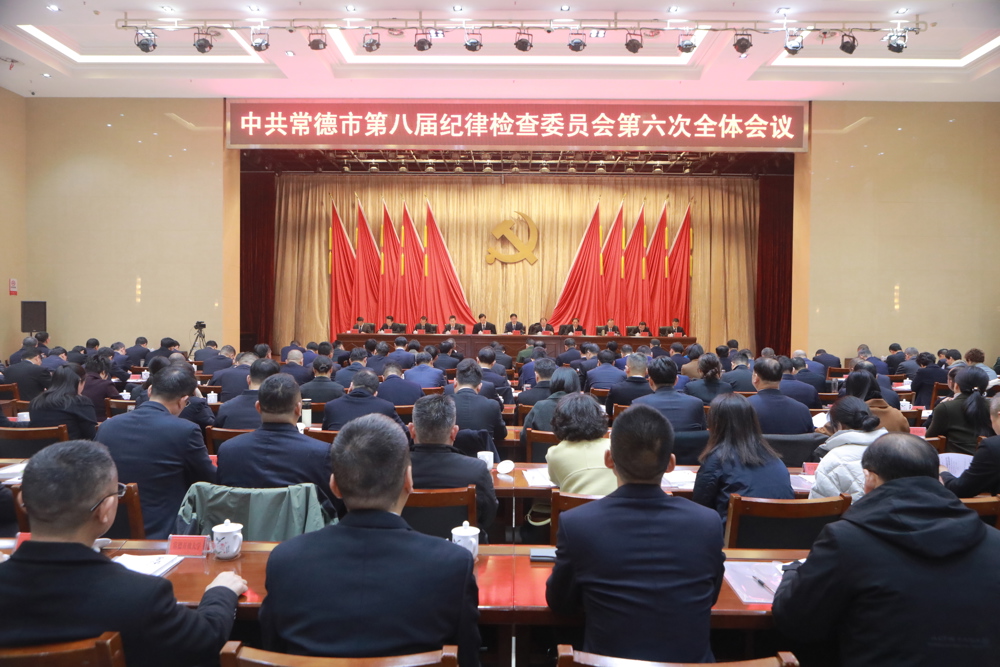 常德市第八届纪委第六次全会召开 罗毅君出席并讲话