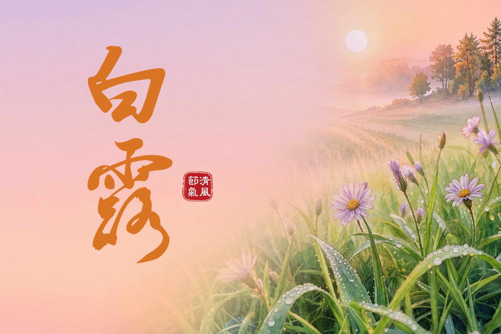 今日白露：秋光凝清露 素心去浊尘 | 清风·节气